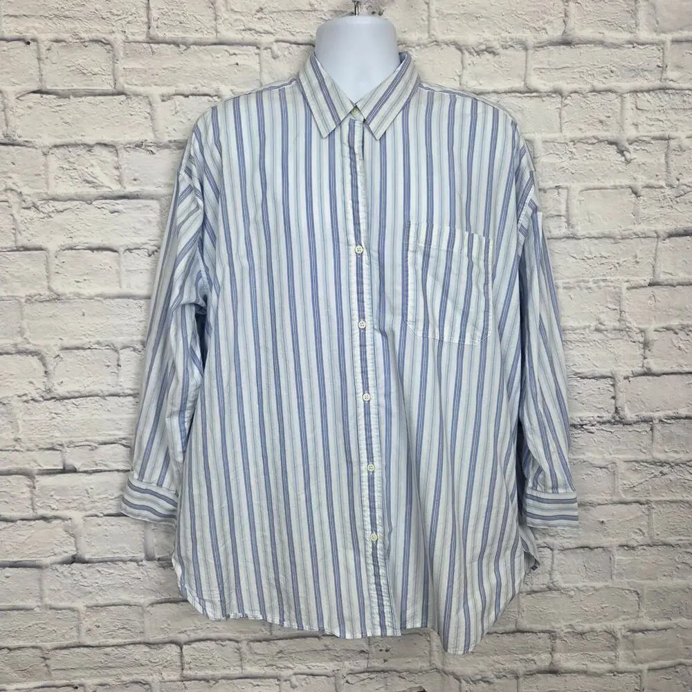🌼Banana Republic Shirt Mens Size XL Long Sleeve Button Down (3/4 sleeves)